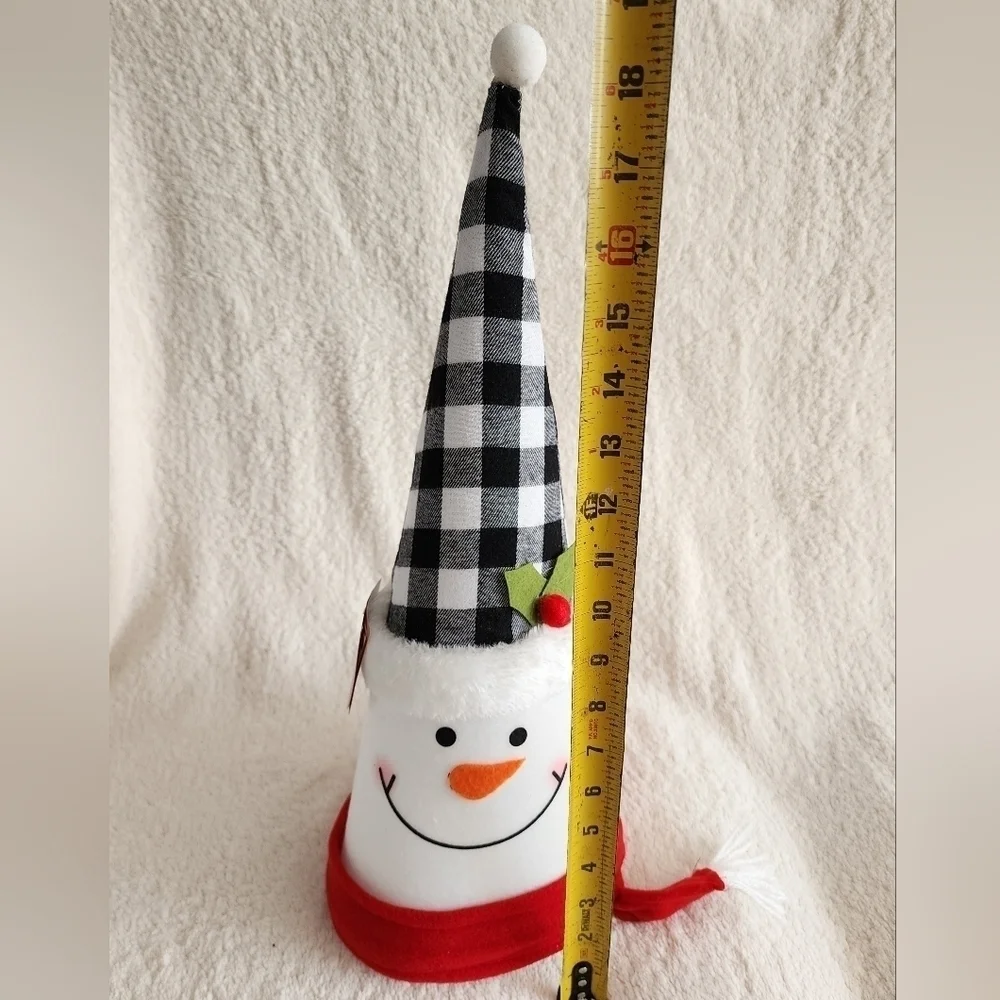 New large snowman Christmas tree topper / home decor